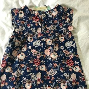 41 Hawthorne floral blouse in size large NWT